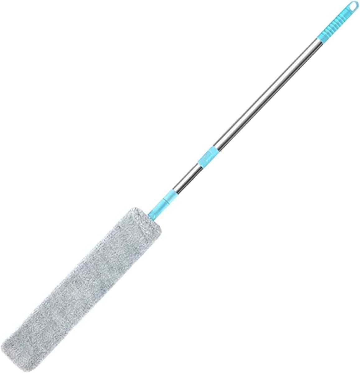 Platte Stofwisser - Onder Meubel Stoffer - Stofvrij Maken - Intrekbaar Ontwerp - 126 cm - Grijs — afbeelding 1