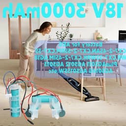 Compatibele batterij voor AEG stofzuigers, 18V, lange levensduur, snel opladen, geschikt voor diverse modellen — thumbnail 2