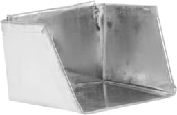 Tafelstofblik - Mini stofblik - Bureau schoonmaken - Compact metalen ontwerp - 7 x 7 x 5 cm - Zilver — thumbnail 1