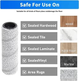 4 stuks Dweilrol dweildoek rolborstel voor ECOVACS DEEBOT X11 X9 Pro Omni X8 Pro Omni T80 OMNI T80 Pro Omni T80S en Yeedi S14 Plus — thumbnail 5