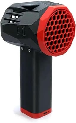 Handstofzuiger Turbo - Kleine Bladblazer - Auto Reinigen - Krachtige Zuigkracht - 650W Vermogen - Rood — thumbnail 1