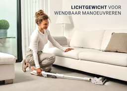 Draadloze Steelstofzuiger - Lichtgewicht Handstofzuiger - Dagelijkse Schoonmaak - Met Dockingstation - 02 L Stofcapaciteit - Grijs — thumbnail 4