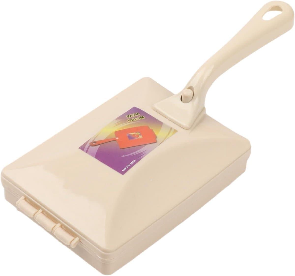 Handmatige tapijt veger - Kruimelreiniger roller - Snel oppervlak reinigen - Met handige opvangbak - 26 cm lengte - Paars — afbeelding 1