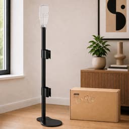 DEGG® - Stofzuiger Standaard Geschikt voor Dyson V7 V8 V10 V11 V12 V15 – Vrijstaand met Accessoirehouders – Zonder Boren – Zwart — thumbnail 4