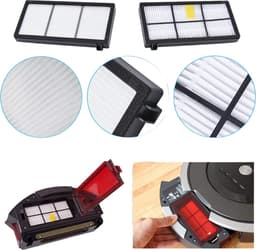 Accessoirespakket voor iRobot Roomba Serie 800 900 850 860 870 880 890 980 990 Filters-borstels-afzuigrollen — thumbnail 3