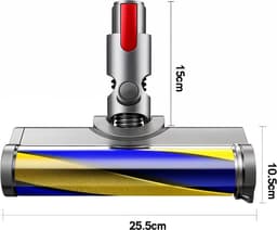 Elektrisch aangedreven laser zuigmond geschikt voor Dyson V8 V10 V11 V15 - Turbo borstel soft roller — thumbnail 2