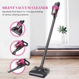 Draadloze Steelstofzuiger – 3-in-1 Handstofzuiger voor Thuis & Auto – Krachtige Zuigkracht voor Hardhouten Vloeren, Tapijt & Huisdierhaar – Met Nat- & Droogfunctie – Oplaadbaar — thumbnail 4