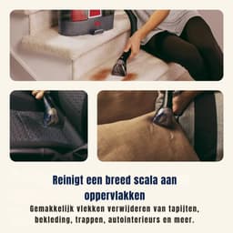 SVN® Tapijtreiniger machine - Tapijtreiniger - Tapijtreiniger apparaat - Zwart/Rood - ‎17cm x 30cm x 37cm — thumbnail 3