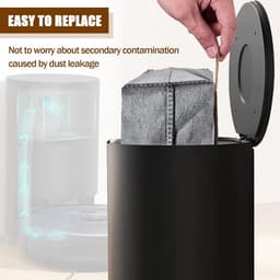 10 stuks Stofzuigerzakken geschikt voor Eufy Clean X8 Pro / X10 Pro Omni - Stofzuigerzakken - reservezakken - accessoireset - Accessoires voor stofzuigerzakken - stofzak - Grijs — thumbnail 3