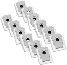 JustValue Stofzuigerzakken Geschikt Voor iRobot Roomba - 12 Stuks - Automatische Vuilafvoer - Geschikt voor i3+ i4+ i6+ i7+ i8+ j7+ s9+ - Microvezel - Perfecte Pasvorm - Stofdicht — thumbnail 1