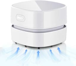 Mini Draadloze Stofzuiger voor Bureau - USB Oplaadbare Handheld Stofveger met 360° Draaibaarheid — thumbnail 1