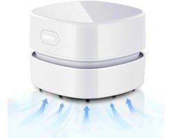 Mini Draadloze Stofzuiger voor Bureau - USB Oplaadbare Handheld Stofveger met 360° Draaibaarheid