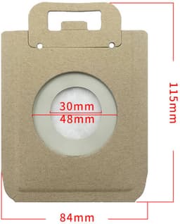 Stofzuigerzakken - geschikt voor Nilfisk Power Series P10 P12 P20 P40 Vacuum Cleaner - Vervangende 107407639 128389187 - stofzakken - Wit - 10 stuks — thumbnail 3