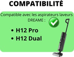 Accessoirespakket voor Dreame H12 Pro / H12 Dual - Rolborstel [Set 2] Filter [Set 2] — thumbnail 2