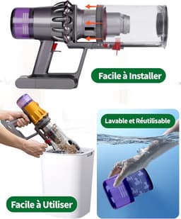 Geschikt voor Dyson v11 v15 stofzuiger met filter reserveonderdelen — thumbnail 2