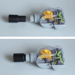 2 stuks slangadapter universele stofzuigerslangverloopstuk kunststof slangaccessoires — thumbnail 1