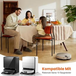 26-delige accessoireset gescht voor Roborock Saros 10 robotstofzuiger – 2 hoofdborstels, 6 stofzakken, 4 dweildoeken, 4 zijborstels, 4 filters, 4 zijvegers, 1 reinigingsborstel, 1 schroevendraaier — thumbnail 4