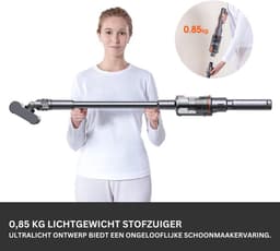 iLife H11 - steelstofzuiger zonder zak op accu - stofzuiger draadloos - snoerloos - 16.000KPa Zuigkracht — thumbnail 4