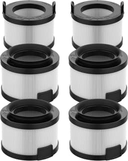 HEPA vervangingsfilters voor VortexIQ 40 accustofzuiger - set van 2 hoofdfilters en 4 reserveonderdelen — thumbnail 1