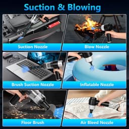 Lexium Kruimeldief snoerloos – Kruimeldief met steel – Nat&Droog – Handstofzuiger – Extreme zuigkracht – Kruimeldief snoerloos – Kruimelzuiger – Jouw ultieme schoonmaakpartner – Kruimelzuiger – Autostofzuiger – Handstofzuiger - Draadloos — thumbnail 3