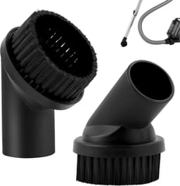 2 stuks meubelborstel voor stofzuiger 35 mm stofzuigerborstel accessoires stofzuiger universele borstel accessoires stofzuiger geschikt voor de meeste stofzuigers — thumbnail 1