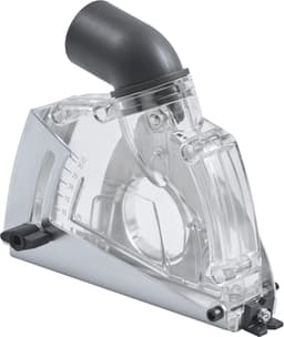 Stofafzuigkap voor Haakse Slijper, Compatibel Met 100-125 mm, Stofkap Met 6 Klemringen & 125 mm Diamant Slijpbeker, Verstelbare Snijdiepte, Doorzichtig — thumbnail 3