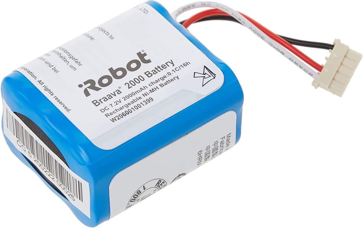 iRobot Originele Ni-MH 2000mAh/14.4V Accu voor de Braava 380 en 390 Dweilrobots — afbeelding 1
