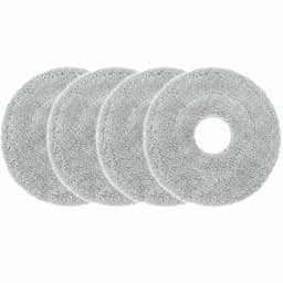 4 Stuks Dweilpads Reserveonderdelen voor Robotstofzuiger - Herbruikbare Dweildoeken voor Dreame L10 Ultra L10S Pro L10S Ultra Heat L10 Prime L20 L30 L40 L50 Ultra X30 X40 X50 Ultra en Mova V50 Ultra - Wasbare Vervangingspads voor Vloerreiniging — thumbnail 1