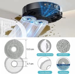 LISM Geschikt voor Dreame L10s Ultra Gen 2 / L10s Pro Ultra Heat, Mova E30 Ultra / L40 Ultra AE Robotstofzuiger, Accessoires en Reserveonderdelen — thumbnail 3