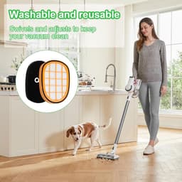 SnelShoppen - Stofzuigerfilter voor Philips-set, HEPA Vervangingsfilter voor SpeedPro Max Accustofzuiger FC5005/01, Model FC6812 FC6728 FC6822, 7000/8 — thumbnail 4