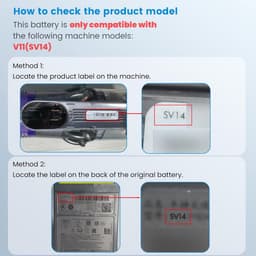 V11 accu 25,2 V 3900 mAh - lithium-ion vervangend - schroefaansluiting - perfect voor Dyson V11 - ShopVlot — thumbnail 3
