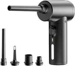 Draagbare Stofzuiger - Luchtblazer Stofzuiger - Auto Interieur Reinigen - Krachtige Zuigkracht - 500 g - Zwart — thumbnail 1