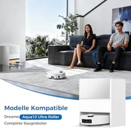 PromoHome Set van 22 accessoires voor Dreame Aqua10 Ultra Roller Complete robotstofzuiger - 2 hoofdborstels, 6 stofzakken, 2 wrijfrollen, 4 filters, 6 zijborstels, 1 reinigingsborstel — thumbnail 4