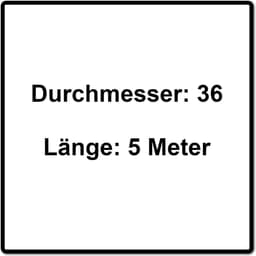 Festool D 36x5m-AS/CTR Afzuigslang zonder AUTOCLEAN - 204925 — thumbnail 2
