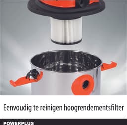 Dual Power accu stofzuiger nat-droog POWDP6040 - 20V draadloze stofzuiger - 20l tank - zonder accu en lader - met 1 acc. — thumbnail 4