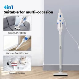 Wit - 3 Zuigmonden - 400W - <50 dB - 120 Minuten looptijd - Led Touchscreen Display - 3 Zuigstanden — thumbnail 5