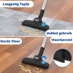 Bolt Edge Kruimelzuiger - Handstofzuiger - Met steel - Handheld Vacuum Cleaner — thumbnail 4