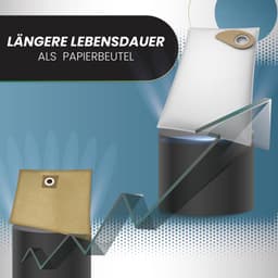 5 stuks Stofzuigerzakken - geschikt voor Nilfisk Buddy II 12 - origineel 81943048 — thumbnail 5