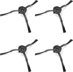 4 stuks veegrobot zijborstel Geschikt voor Roborock Series inclusief S8 Pro Ultra/S7 Max Ultra/Q Revo/S7 MaxV/S7/Q7Max/Q8 Max/S8/Q7/S6/S5/S4/E-serie (zwart) — thumbnail 1