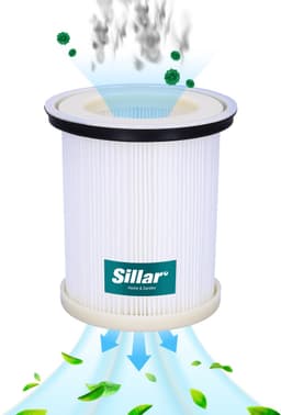 Sillar, stofzuigerfilter, HEPA filter, anti-allergeen, geschikt voor MPM Bora Hydra, vervanging voor MOD02 Hydra, MOD07, MOD09, MOD11/ 13/ 17 — thumbnail 3