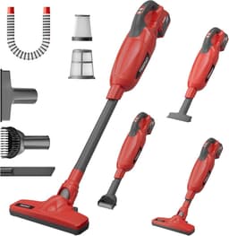 2-in-1 stofzuiger voor droog en nat reinigen, 1,83 m³/min luchtdoorstroming, lichtgewicht en ergonomisch, met 8 accessoires en afneembare accu — thumbnail 1
