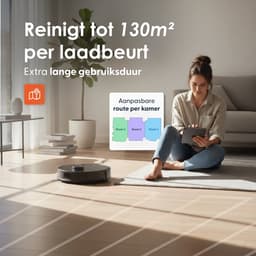 Skoov ecopro Robotstofzuiger met Dweilfunctie - Met laad & leeg station - Anti-Klit - 5000 PA Hyperx Zuigkracht - Huisdieren - Dweil - Robot - Thuis - Automatische — thumbnail 3