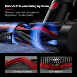 VACTechPro elektrische stofzuiger -Steelstofzuiger draadloos 48000Pa-550W-70Min — thumbnail 3