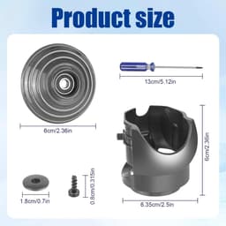 Reserveonderdelen voor Dyson V10, V11, V15 - Aansluitingen voor De Zuigmond met Koppel en Rollen - Accessoires voor Zuigmonden met Hoog Koppel — thumbnail 3