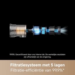 Snoerloze steelstofzuiger 33000Pa 150AW 81+ minuten accuduur HEPA-filter anti-klit voor tapijt hondenhaar en hardhout — thumbnail 5