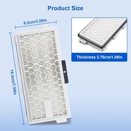 2 Stuks Filters geschikt voor Miele GN Hycean 3D/S8340/C2 /C3 /S6 stofzuiger - Stofzuiger onderdeel - 2-pack vervangende onderdelen — thumbnail 2