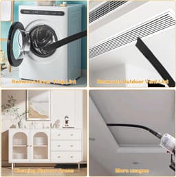 Mondstuk stofzuiger - Stofzuiger zuigmonden - Geschikt voor Philips AEG Rowenta Stofzuiger - 32 mm、35mm universeel — thumbnail 4