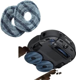 4 Stuks Mop Pads geschikt voor Eufy X10 Pro Omni en Eufy X9 Pro Robot Stofzuigers — thumbnail 3