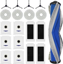 Cosensi - Accessoireset voor robotstofzuiger: rubberen borstel, filters, reinigingsdoeken, zijborstels, stofzakken. — thumbnail 1