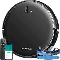Liectroux L200 Verbonden Robotstofzuiger met Dweilfunctie – 4000 Pa Zuigkracht – App-bediening & Automatisch Opladen — thumbnail 1